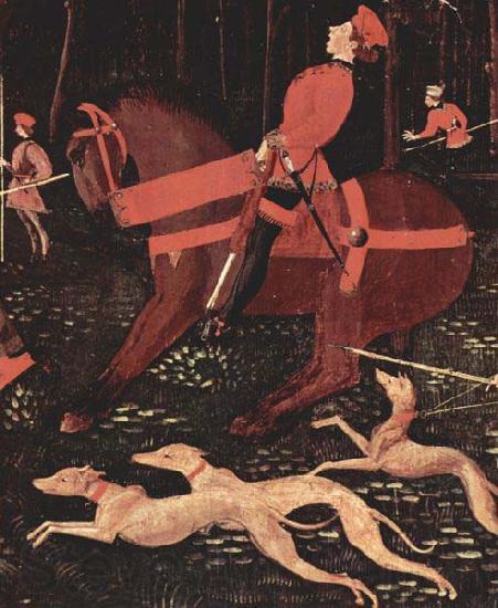 paolo uccello Portion of Paolo Uccello The Hunt